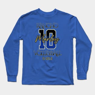 Marley #10 Rancho VB (15 Gold) - Blue Long Sleeve T-Shirt